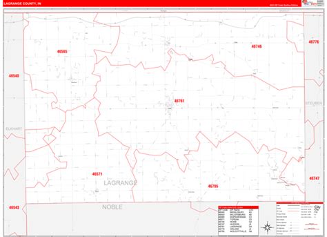 Maps Of Lagrange County Indiana
