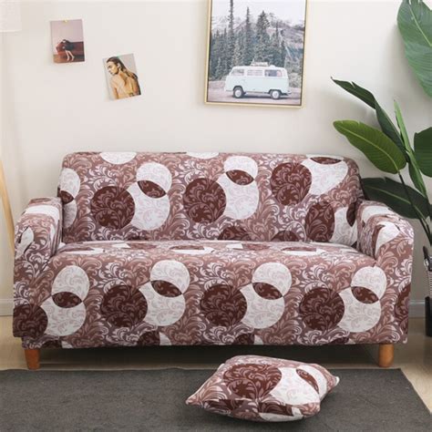 Europe Endless Print Sofa Cover Elastic Spandex Anti Dust Sectional Couch Cover All Inclusive