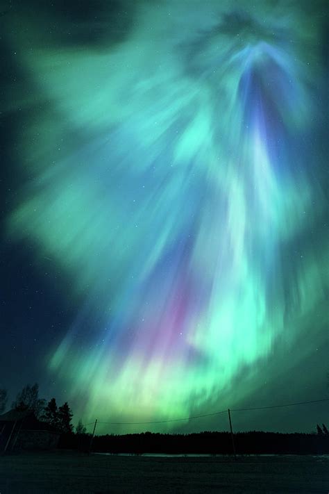 Beautiful Northern Lights In Finland Photograph By Juhani