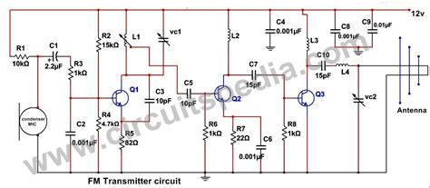 Fm Transmitters Circuit Diagram Transmitter