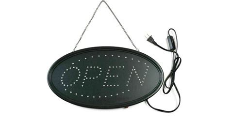 Ultra Bright Led Neon Light Animated Motion Wonoff Open Business Sign Groupon