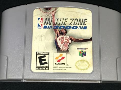 Nba In The Zone 2000 Nintendo 64 1999 For Sale Online Ebay