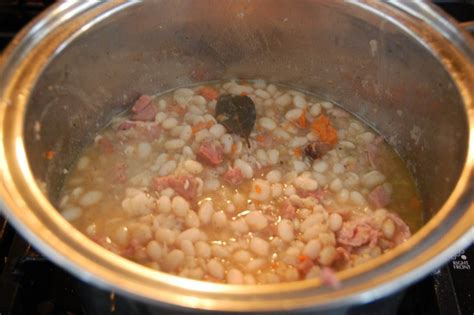 1 cup black beans in the crock pot. How to Make Navy Bean Soup | Ham, bean soup, Crockpot navy bean soup, Ham soup