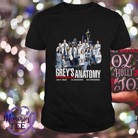 grey s anatomy 2005 2020 16 seasons 342 episodes signatures shirt hoodie shirt sweater