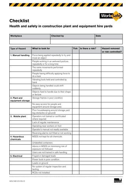 Construction Drawing Checklist