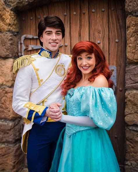 Ariel and Eric | Disney world characters, Disneyland face characters, Disney face characters