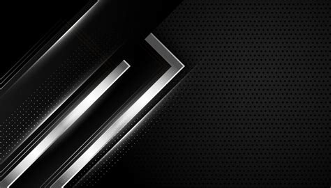 Free Vector Abstract Black And Silver Background Design