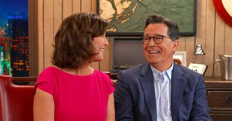 During Pandemic Late Show Host Stephen Colbert Relied On His Wife S Laughter To Get Him