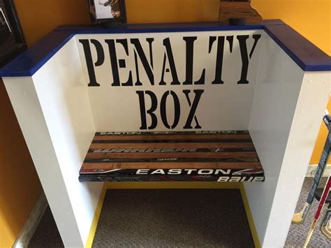 Penalty Box Bench Little Champ Frames Hockey Room Hockey Kids Room