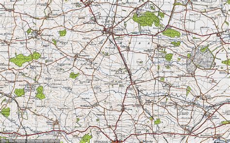 Historic Ordnance Survey Map Of Gunthorpe 1946