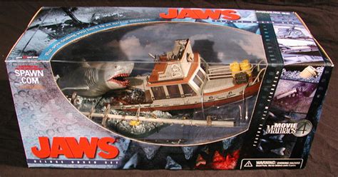 Jaws Deluxe Boxed Set Mcfarlane Toys Movie Maniacs Action Figures