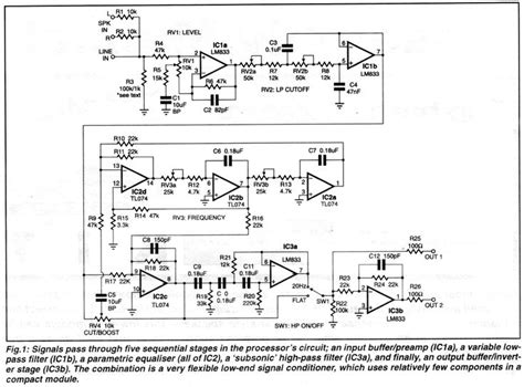 Subwoofer Filter Circuit Diagram