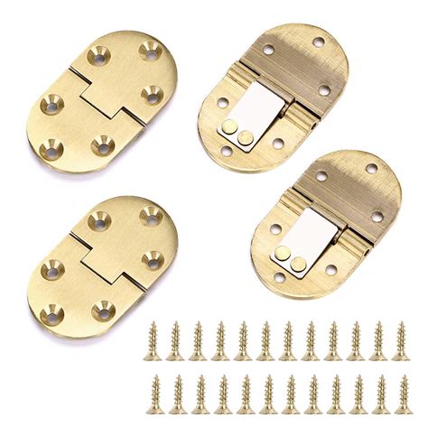 Buy Ownmy 4 Pcs Solid Brass Hinges Drop Front Desk Drawer Butt Hinge