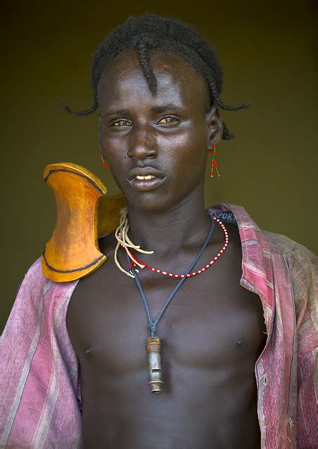 Dassanech Tribe Man With Headrest Turkana Area Omo Valley Ethiopia A Photo On Flickriver