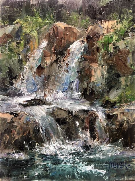 Art Talk Julie Ford Oliver Twin Waterfalls