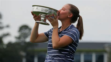 golf kupcho makes history as first woman to win at augusta euronews