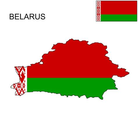 Belarus Flag Map And Meaning Mappr