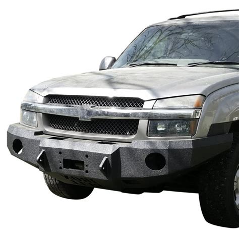 Iron Bull Bumpers® Chevy Avalanche 1500 2002 Full Width Black Front