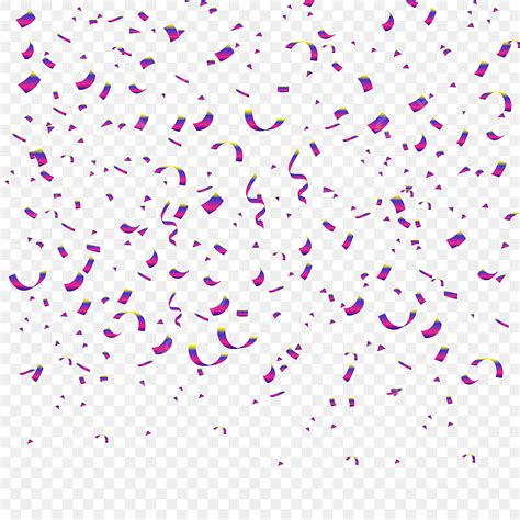 Falling Confetti Vector Hd Png Images Gradient Colorful Confetti