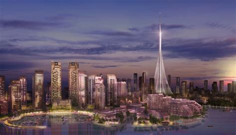 Work Advances In Dubai Creek Tower Worlds Tallest Building — Property
