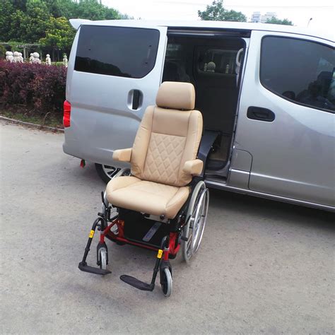 China New Style S Lift W Swivel Car Seat With Wheelchair For Disabled