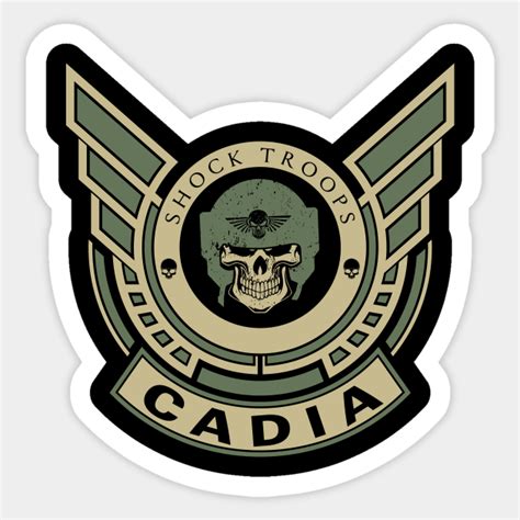 Cadia Limited Edition Warhammer Sticker Teepublic