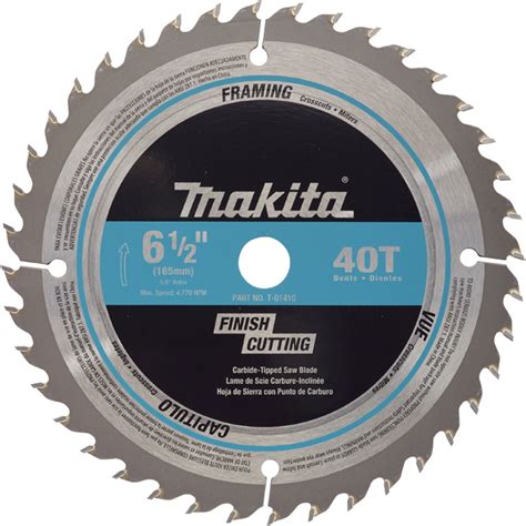 Makita 65 Cordless Circular Saw Blade 40 Teeth T 01410 Réno Dépôt