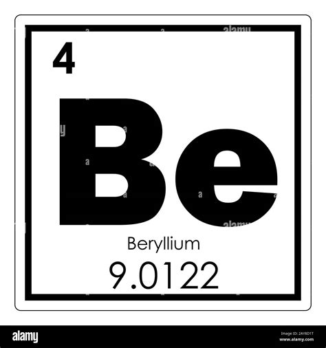 Beryllium Atom Hi Res Stock Photography And Images Alamy