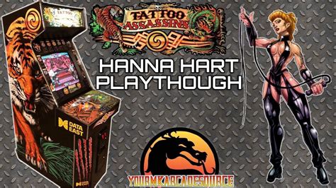 Tattoo Assassins Arcade Machine Hannah Hart Playthrough Youtube