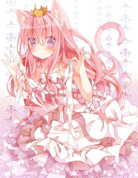 Pink Anime Girl Anime Pinterest Anime And Anime Neko