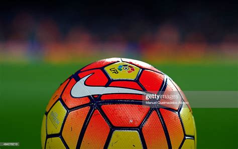 The Official Ball Of The Liga Bbva During The La Liga Match Between