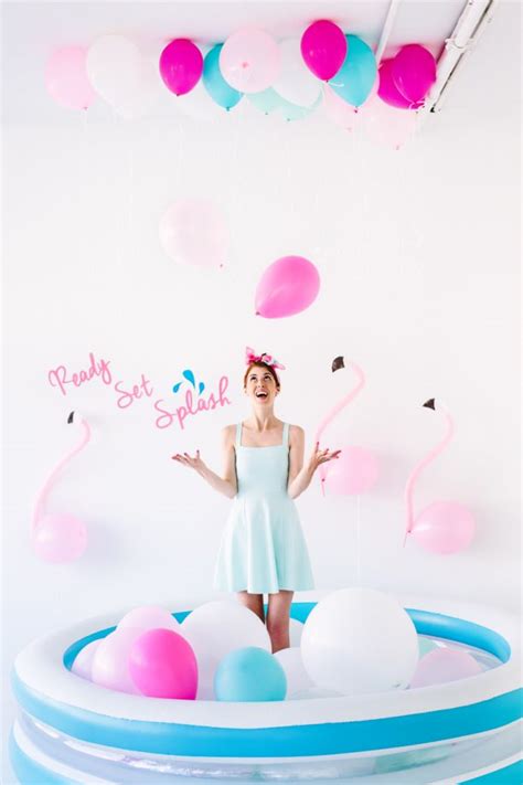 Diy Balloon Filled Pool Party