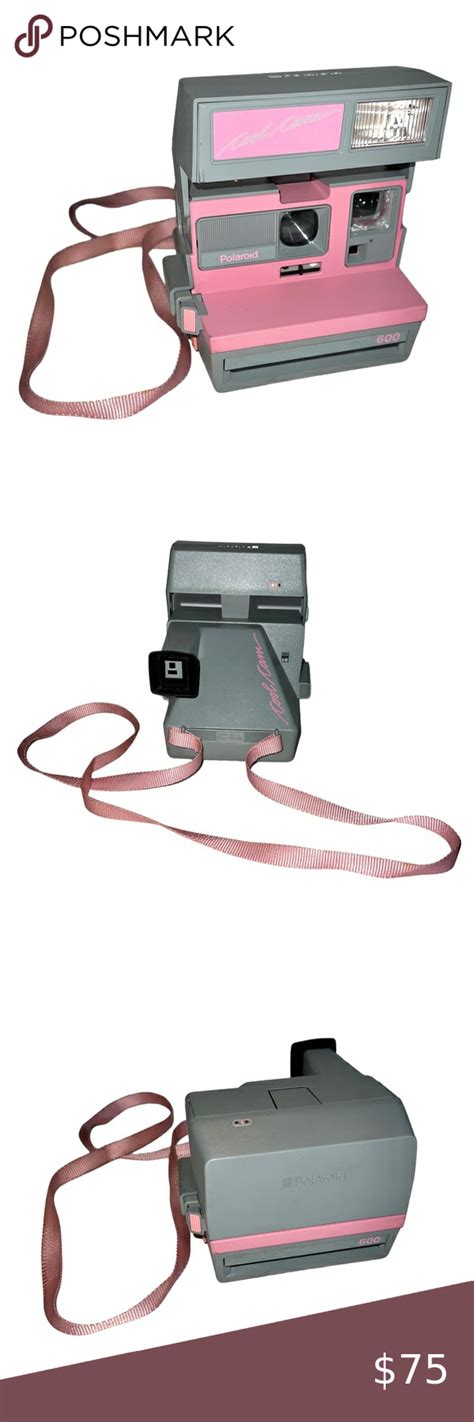 Vintage Polaroid 600 Cool Cam Pink And Grey 80s 90s Vintage