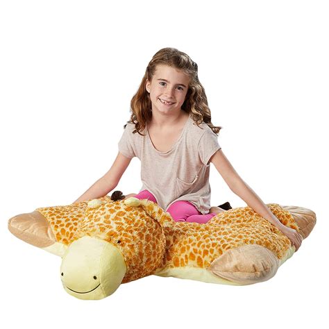Pillow Pets Authentic 30 Giraffe Folding Plush Pillow Jumbo Amazon