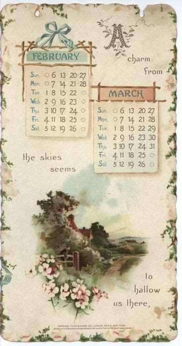 Home Sweet Home Calendar For 1898 Vintage Calendar Print Calendar