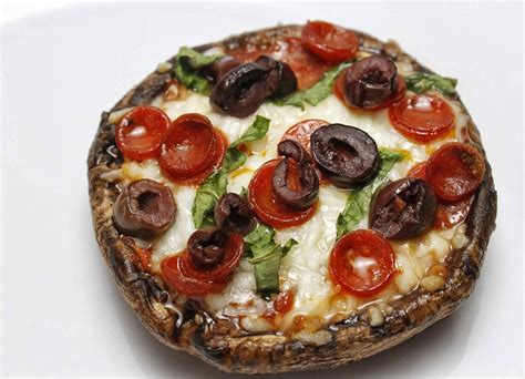 Easiest Way To Cook Yummy Portobello Mushroom Pizza Low Carb The