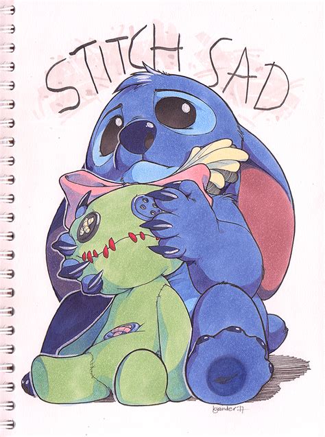 Stitch Sad By Kyander On Deviantart