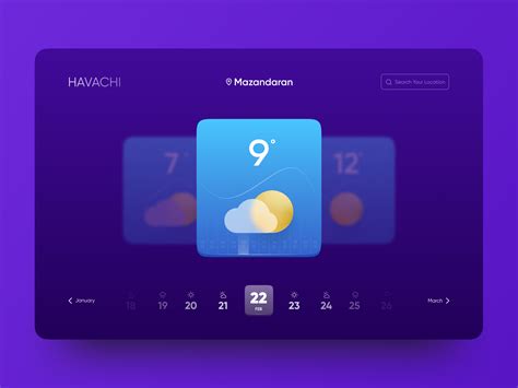 Weather Website By Hatampro On Dribbble