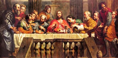 The Last Supper Of Jesus And His Disciples Oil Painting Printed On