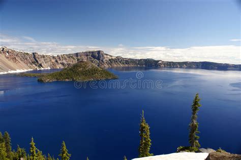Crater Lake Oregon Usa Stock Photo Image Of Filled 68870100