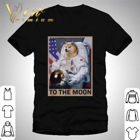 Shiba Inu Dogecoin Astronaut To The Moon Blockchain Hodl ...