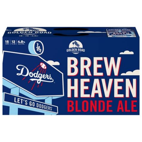Golden Road Los Angeles Dodgers Brew Heaven Blonde Ale Beer 15 Pk 12 Fl Oz King Soopers