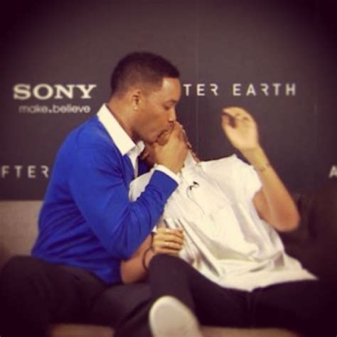 Will Smith Kisses Jaden On The Lips During Interview E Online
