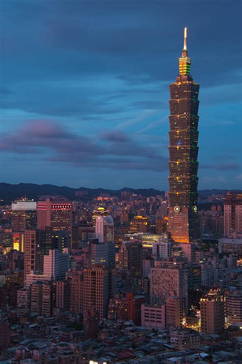 Taipei 101 Sunset Dave Wilson Photography