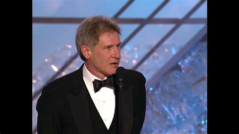 Harrison Ford Receives Cecil B Demille Award Golden Globes 2002