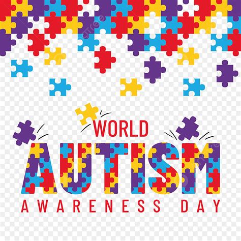 Autism Puzzle Pieces PNG Image Brightly Colored Puzzle Pieces For