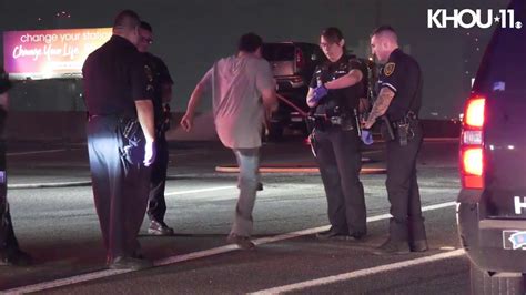 suspected drunken driver arrested after crash on southwest freeway