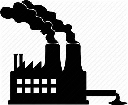 Pollution Factory Icon Clipart Industry Water Icons