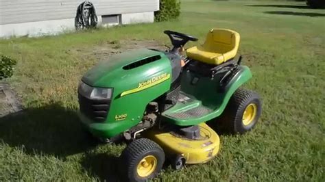 John Deere L100 5 Speed With Pushbutton Start Youtube