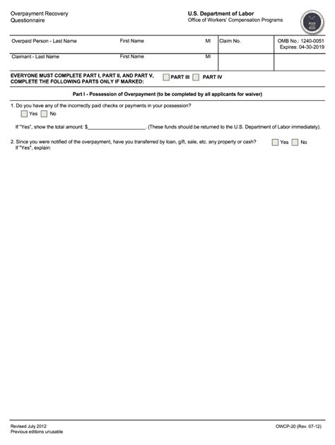 Owcp Payment Schedule Pdf 2012 2024 Form Fill Out And Sign Printable